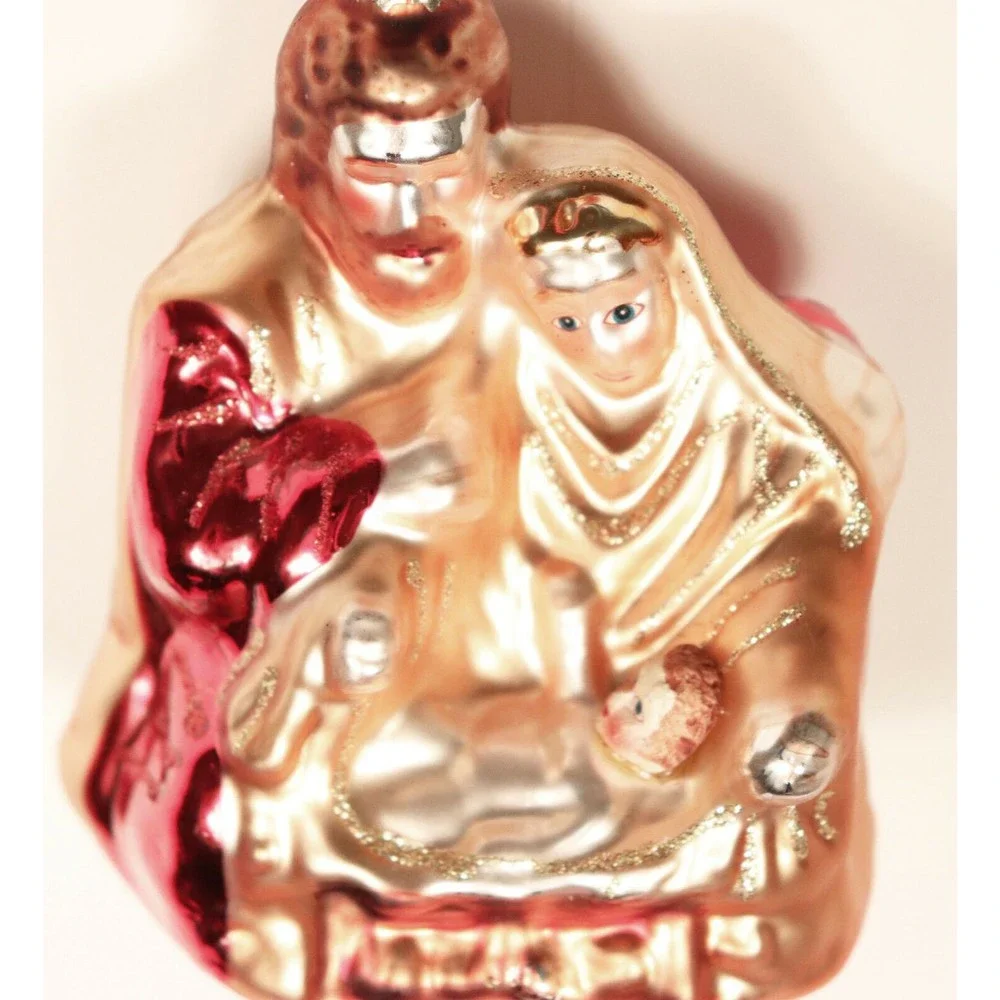 Target Glass Nativity Scene Ornament 4.5